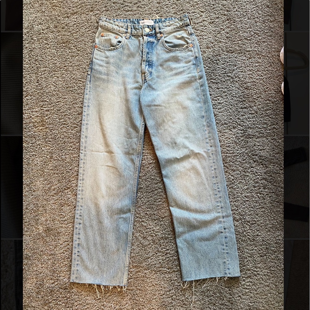 Zara straight leg jeans